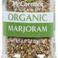 McCormick Gourmet Organic Marjoram, 0.37 Oz (Pack of 2)