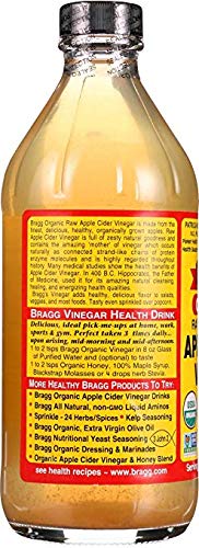 Bragg Organic Apple Cider Vinegar, 16 Fl Oz, Pack of 2