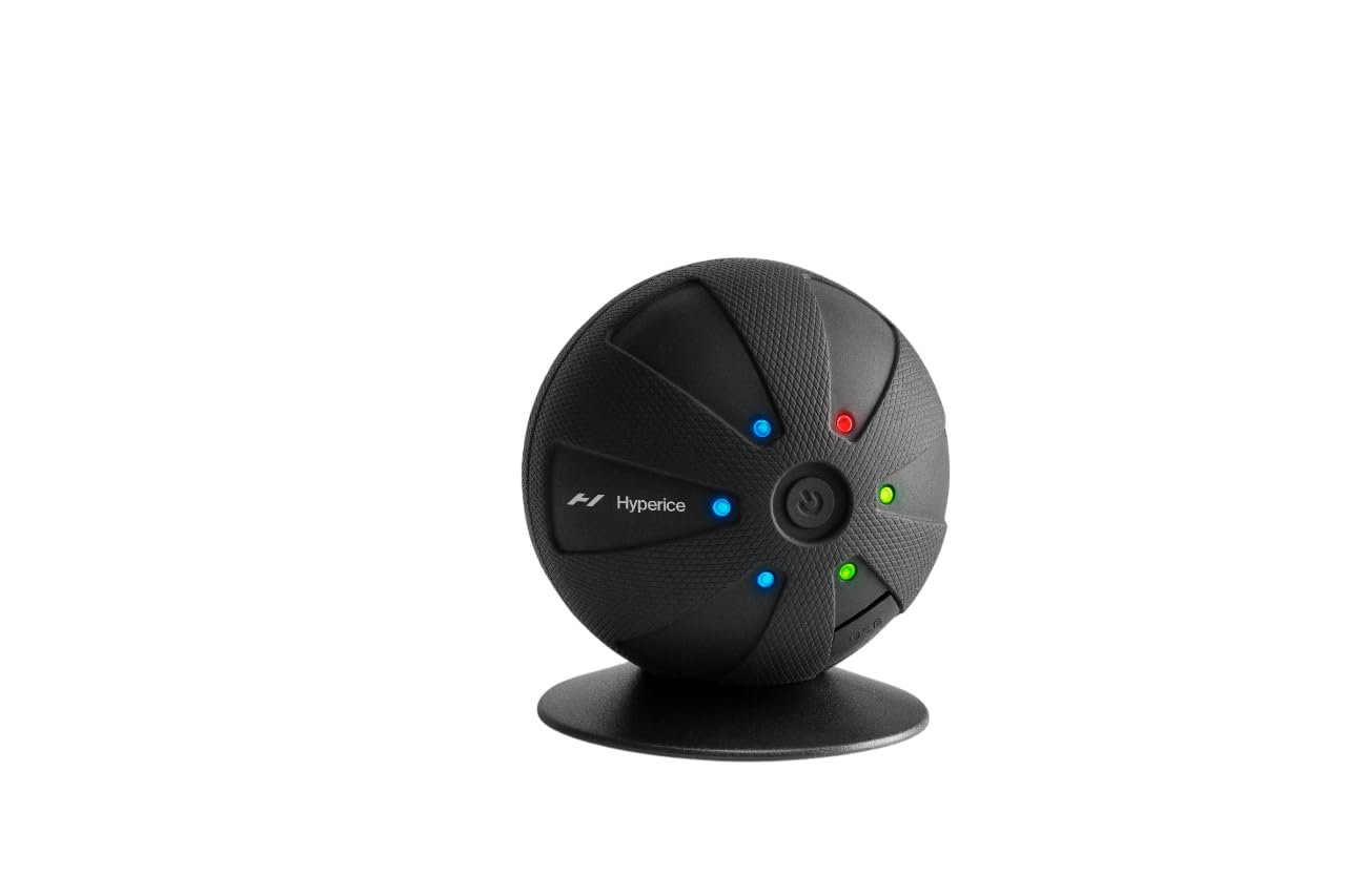 Hyperice Hypersphere Go - Vibrating Massage Ball For Muscle Recovery, Myofascial Release And Soreness Relief - Portable Fitness