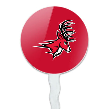 Graphics & More Fairfield University Primary Logo Cupcake Picks Toppers Decoration Set Of 6