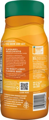 Starbucks Iced Espresso, Caramel Macchiato, 40oz Bottle, Naturally Flavored Chilled Espresso Beverage