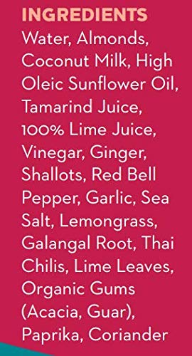 Yais Thai Almond Sauce 12 Ounce Bottle