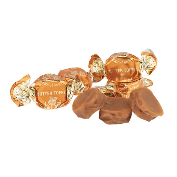 Gardiners Of Scotland Handmade Fudge 300G Tin, Scottish Thistle Traditional Scottish Butter Toffees