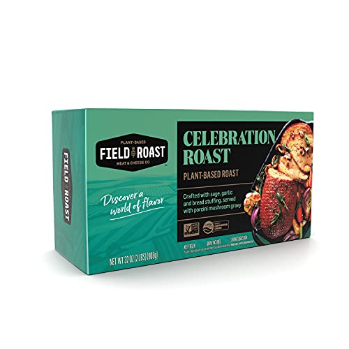 Field Roast, Frozen Plant-Based Celebration Roast, Sage & Garlic with Gravy, 2 lb.