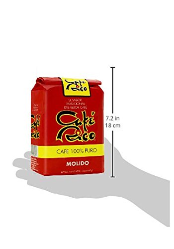 Cafe Rico Ground Regular Puerto Rican Coffee, 14 Ounce Bag (8 Bags)