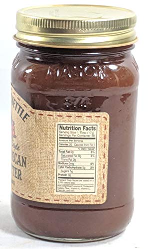 The Dutch Kettle Amish Homemade Style Caramel Pecan Apple Butter 2 - 18 Oz Reusable Jars