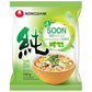 Nongshim Gourmet Soon Veggie Ramyun Vegan 4 pack, Mild Spicy, Dried Vegetable Flakes, Ramyun Noodles with Soup Mix