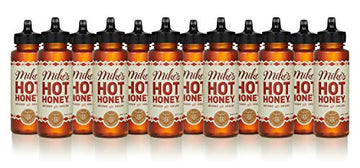 Mikes Hot Honey Squeeze Bottle Honey With A Kick 12 Ounce (Pack Of 12)