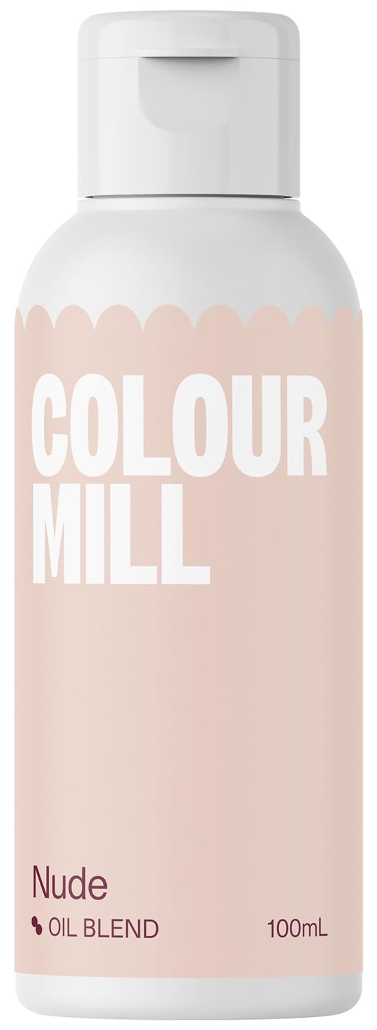 Colour Mill Oil-Based Food Coloring, 100ml, 3.38 Fl Oz, Nude