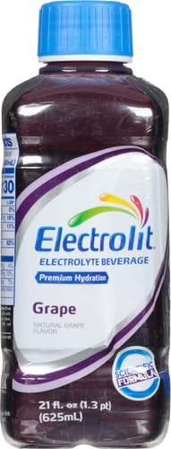 Electrolit Electrolyte Hydration & Recovery Drink, 21oz, ZERO Berry Blast, 12 Pack
