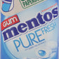 Mentos Pure Fresh Sugar-Free Chewing Gum with Xylitol, Fresh Mint, in a recyclable 90% Paperboard Bottle, 80 Piece (Pack of 4)