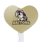 GRAPHICS & MORE Cupcake Picks Set of 6 - Acrylic Heart Love Toppers - Albion College