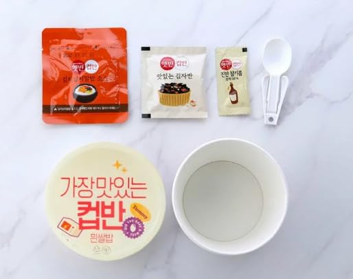 Cj Instant Rice Hetbahn Cupban | Kimchi Flying Fish Roe |    (3Bowls)