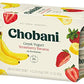 Chobani Low-Fat Greek Yogurt Strawberry Banana on the Bottom 5.3oz 4-pack