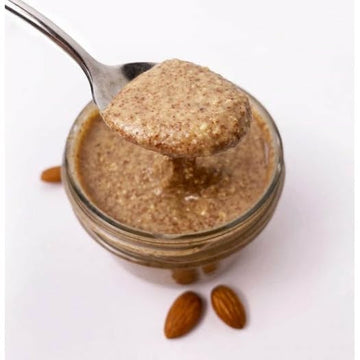 Wilderness Poets, Roasted Almond Butter - Organic, Smooth, Creamy, No Salt, Unsweetened Nut Butter - Bulk Size (17 Pound - 2 Gal