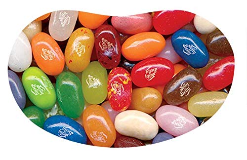 Jelly Belly Jelly Beans, 40 Flavors, 9 oz Pack, Blue and Lime