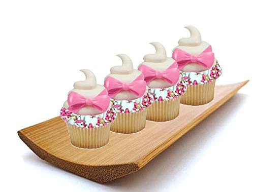Baby Girl Bows & Pearls Edible Confetti Sprinkles Cake Cookie Cupcake Icecream Donut Quins - 4Oz