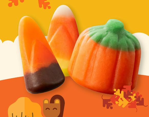 Autumn Candy Variety Mix, 11 oz, Mellowcreme Pumpkins, Harvest Candy Corn, Classic Candy Corn Park of 3 (Assorted Flavors Autumn