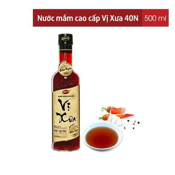 Generic Premium Anchovy Sauce 500ml - Nuoc Mam Ca Com Cao Cap Vi Xua 40N - 1 Pack