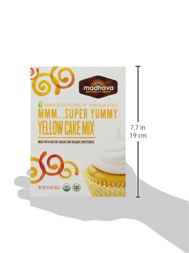 Madhava, Organic Yellow Ancient Grains Honey Mix, 15.2 Oz