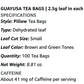 PACHA Guayusa Tea Bags | 100 Count | 2.5g Each | High Natural Caffeine | Clean Energy Tea