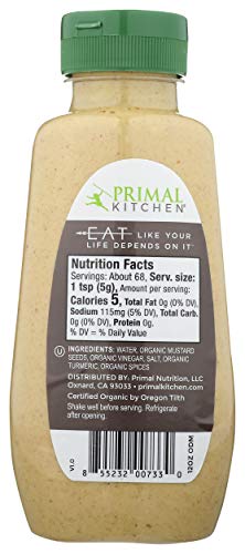 Primal Kitchen Organic Dijon Mustard 12 OZ