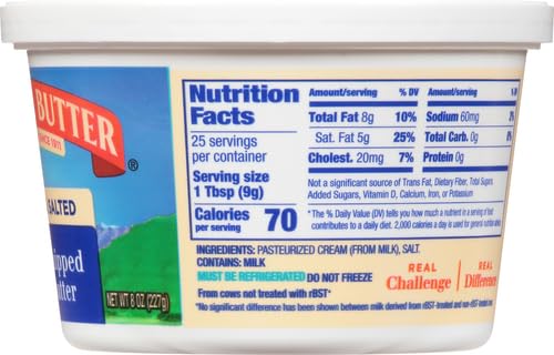 Challenge Dairy, Salted Whipped Butter, 8 oz
