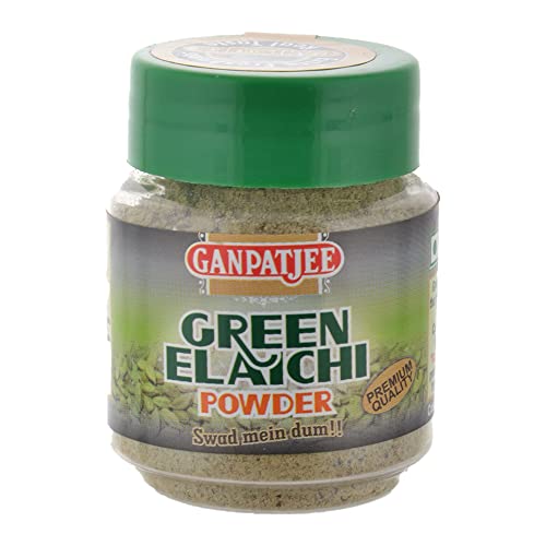 Ganpatjee Green Elaichi Cardamom Powder, 25Gm