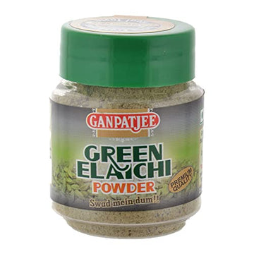 Ganpatjee Green Elaichi Cardamom Powder, 25Gm