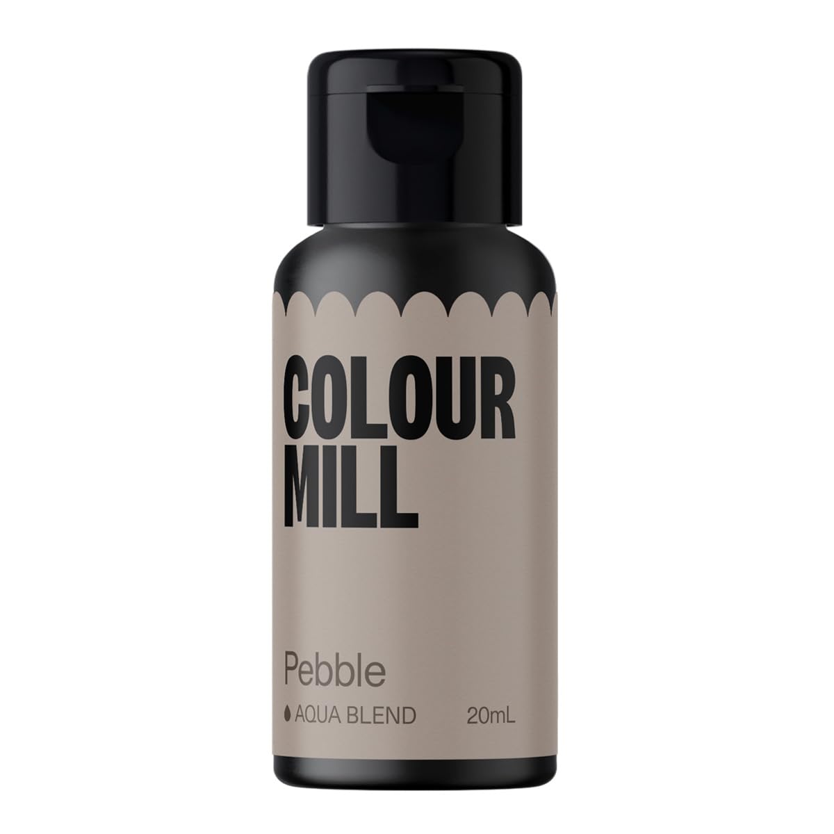 Colour Mill Aqua Blend Water-Based Food Coloring, 20ml, Pebble, Model CMA20PEB