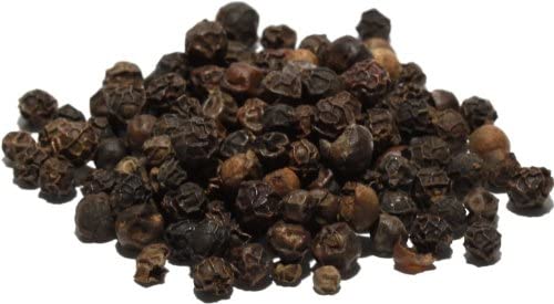 Pride Of India - Black Peppercorn Whole - Gourmet & Culinary Spice - Full Bodied, Dried & Flavorful - Preservatives & Gluten Fre