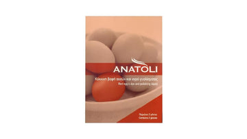 Anatoli Egg Dye from Greece, Red, 3 g, Food-Safe - Red Egg Dye, Includes Gloves - Greek Easter