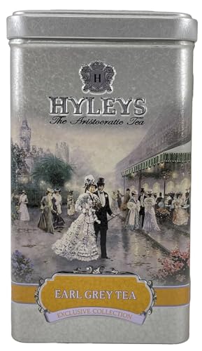 Hyleys English Earl Grey Big Leaf Loose Black Tea In Gift Tin - 3.5 Oz (100G)