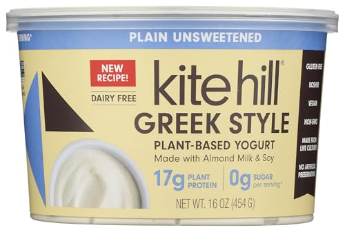 Kite Hill Plain Unsweetened Greek Syle Yogurt, 16 OZ