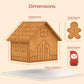 Gingerbread House kit [Set of 2] DIY Gingerbread House, Fun Holiday Activity for Kids, Ease Crafted Grooves Decor Kit of 2 House