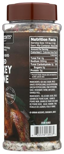 Spiced Turkey Brine Blend - Turkey Brining Spices - Urban Accents,12-Ounce