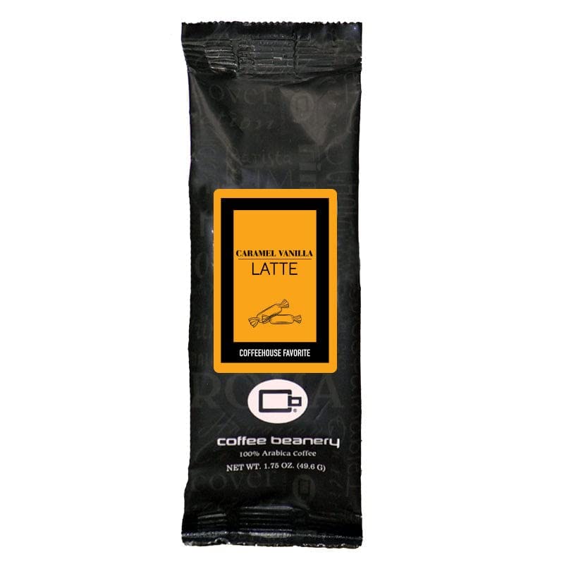 Coffee Beanery Caramel Vanilla Latte Flavored Coffee - 1.75oz Try-Me-Coffee-Sampler
