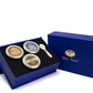 OLMA American Dream Black Caviar Gift Box - Includes 4 oz of Domestic Fish Roe - Bowfin, Paddlefish & Hackleback Sturgeon - Moth