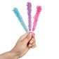 Candy Envy - Mermaid Rock Candy Sugar Sticks - 18 Indiv. Wrapped - Pink, Light Blue, Lavender