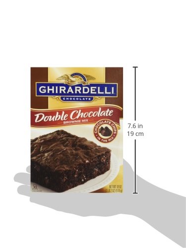 Ghirardelli Chocolate DOUBLE CHOCOLATE Brownie Mix 18oz. (2 Boxes)