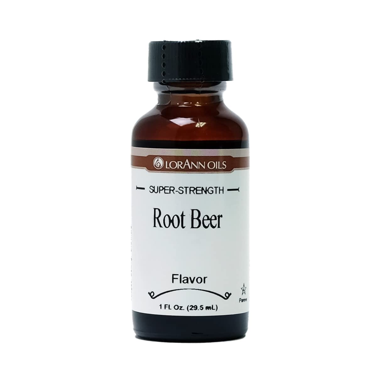 LorAnn Oils Super Strength Flavoring - Root Beer - 1 fl oz - Brown - Model 0340 - Bold, Natural Flavors for Baking and Candy Making