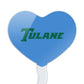GRAPHICS & MORE Cupcake Toppers Set of 6, Acrylic, Tulane University Heart Design, One Size
