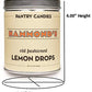Hammonds Candies All Natural Lemon Drops