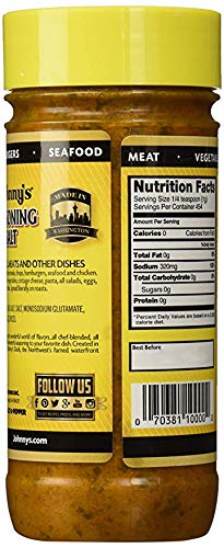 Johnny'S Seasoning Salt, Chef Blended, 16 Oz (2)