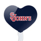 GRAPHICS & MORE Cupcake Picks Set of 6, Acrylic Decoration Toppers, St. Johns University Heart Love Design