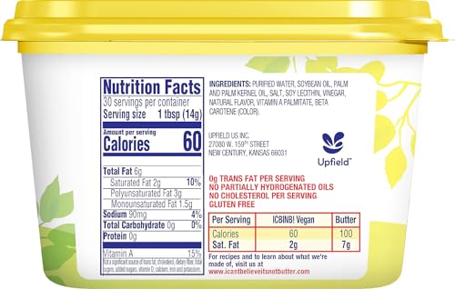 I Cant Believe Its Not Butter Vegan 15 oz