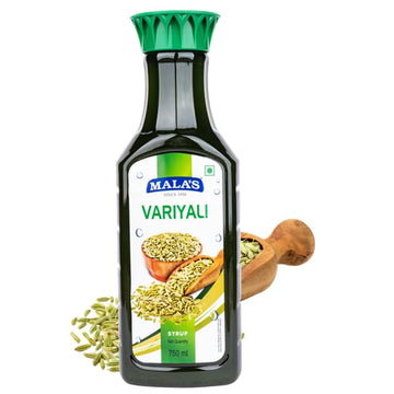 Indian Mala Fruit Syrup | 750ml (25 fl oz) (750ml, Variyali)