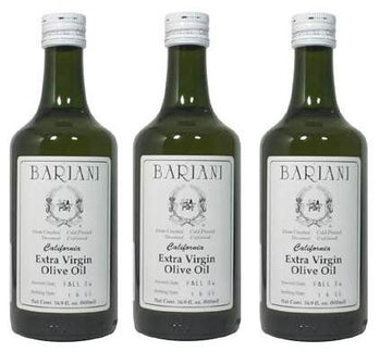 Bariani California Extra Virgin Olive Oil - 3X 1/2 Liter