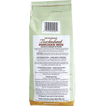 New Hope Mills Easy To Make Pancake Mix- Two 32 Oz. Bags- Your Choice Of 5 Different Varieties (Buckwheat)