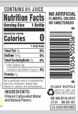 Hal's New York Seltzer Carbonated Vanilla Cream Flavored Sparkling Water, Zero Sugar, Zero Calorie, Zero Carbs, 20 Fl Oz (Pack o